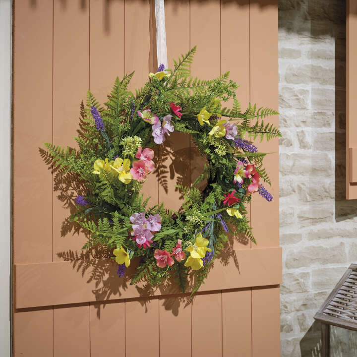 EVERLANDS Dekokranz Kunstblumen Frühlingsblüher